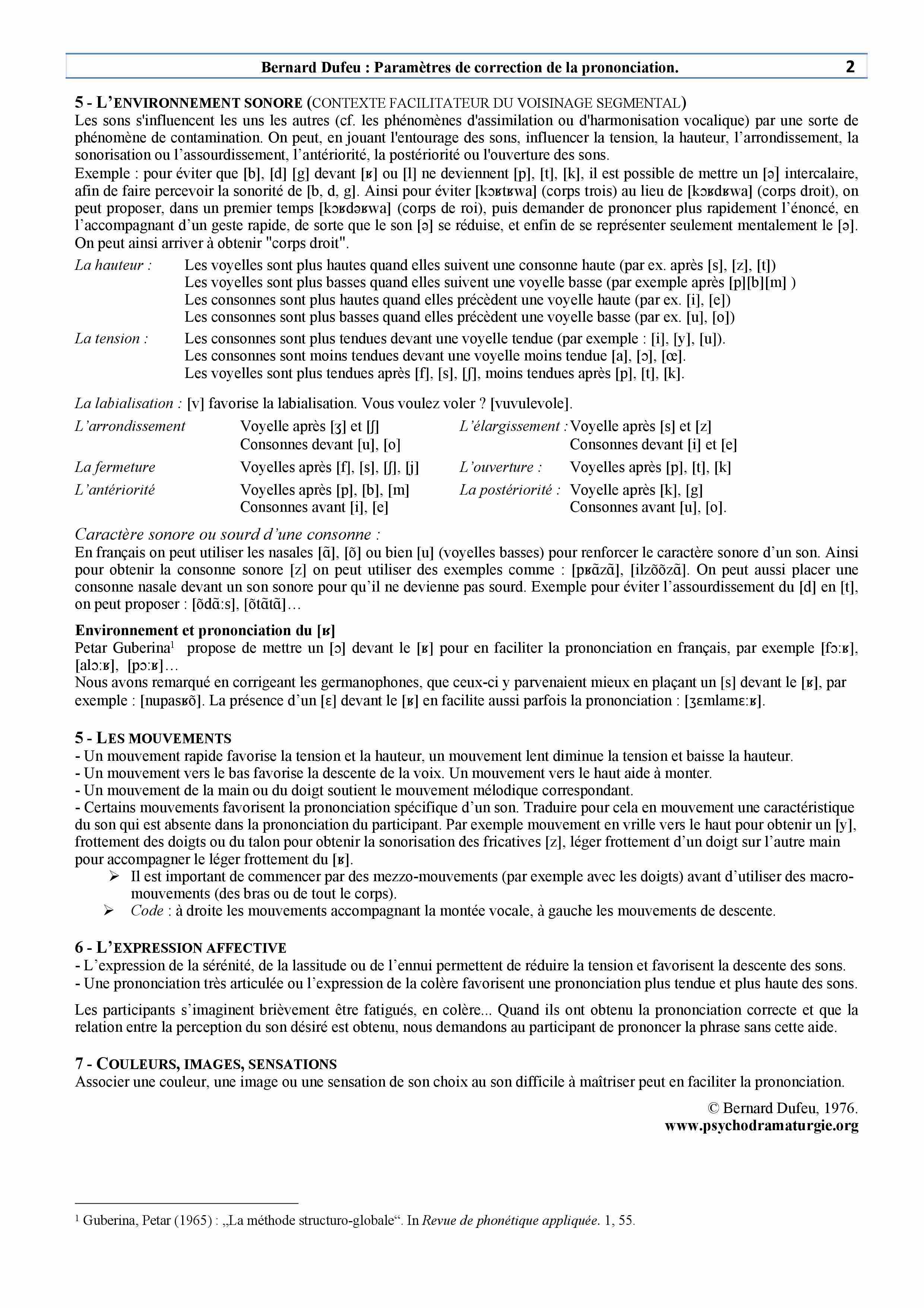 Parametre prononciation 2a